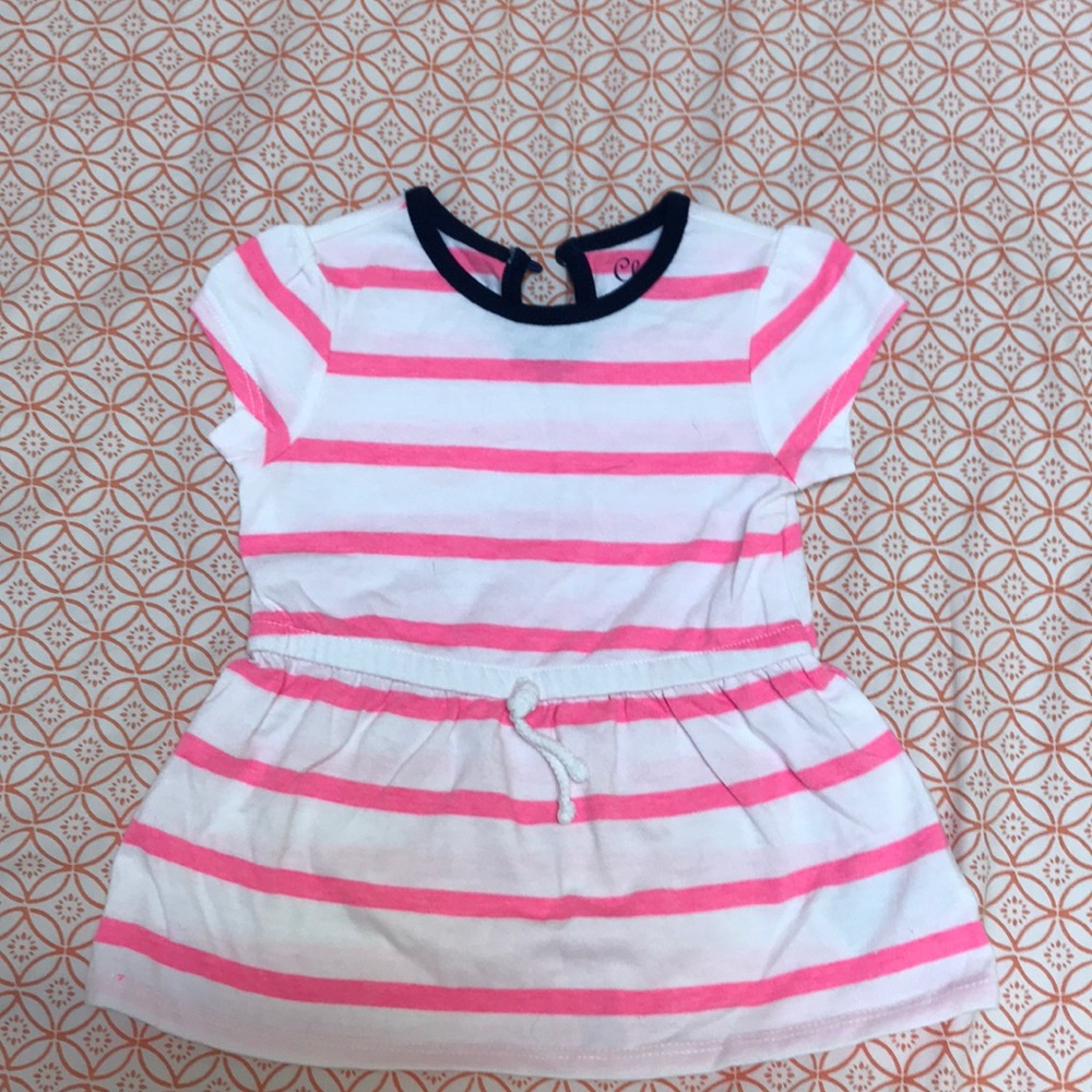 Cherokee pink and white dress with bloomers